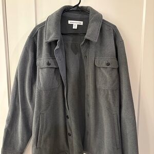 Amazon Essentials Charcoal Men's Shirt Jacket